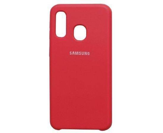 Чехол Samsung A40 SILICONE COVER Красный - Сервис Плюс Рус
