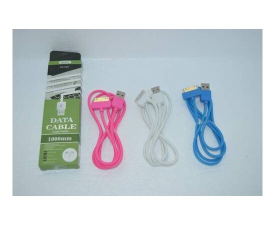 Кабель USB Ipad 2/3/4/ Iphone 4 1m светящийся REMAX - Сервис Плюс Рус