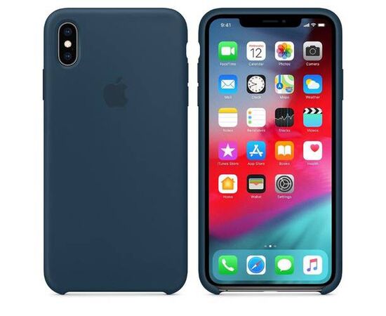 Чехол Iphone XS Max Silicon Case Pacific Green - Сервис Плюс Рус