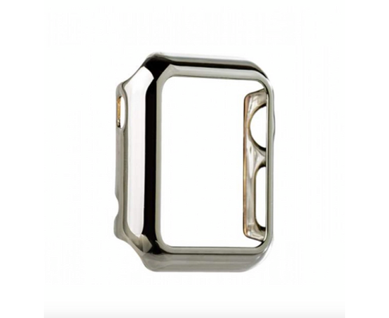 Корпус CS7015 COTEetCI Soft case 38 mm для часов Apple Watch, серебро - Сервис Плюс Рус