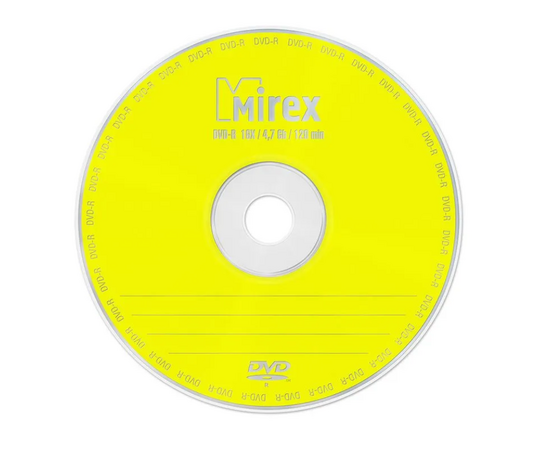 Диск DVD-R 4.7Gb 16x, (1шт) - Сервис Плюс Рус