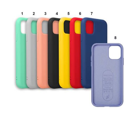 Чехол силиконовый iPhone 12/12 Pro (6.1) NANO 2.0 mm (с магнитом) С LOGO - красный №6 - Сервис Плюс Рус