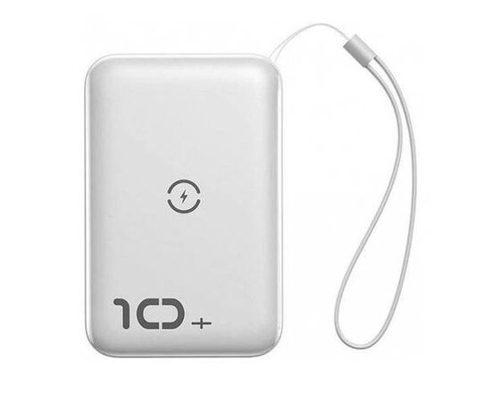 Power Bank Внешний аккумулятор Baseus Mini S Bracket 10000mAh PPXFF10W-02 Белый - Сервис Плюс Рус