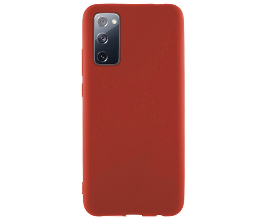 Cиликон Samsung S20 NANO 2.0 mm (с магнитом) - красный (№6) - Сервис Плюс Рус