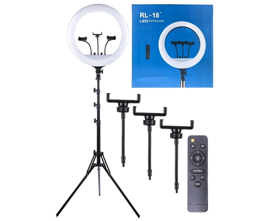 Селфи кольцо 45см RL-18 с пультом (без штатива) - Сервис Плюс Рус