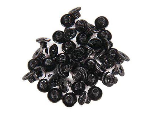 Набор винтов PH000 - клавиатура к корпусу 80 шт. для Apple MacBook Pro Air, черные - Сервис Плюс Рус