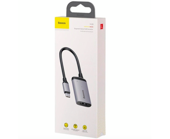 Переходник Baseus Enjoyment Series Type-C to HD4K HUB Convertor - Сервис Плюс Рус