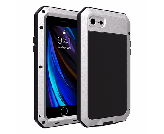 Чехол противоударный/водонепроницаемый для Apple iPhone 8 Plus Taktik (Серебристый) - Сервис Плюс Рус