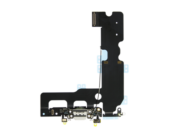 Нижний шлейф iPhone 7 Plus, белый (оригинал) (74 YB) - Сервис Плюс Рус