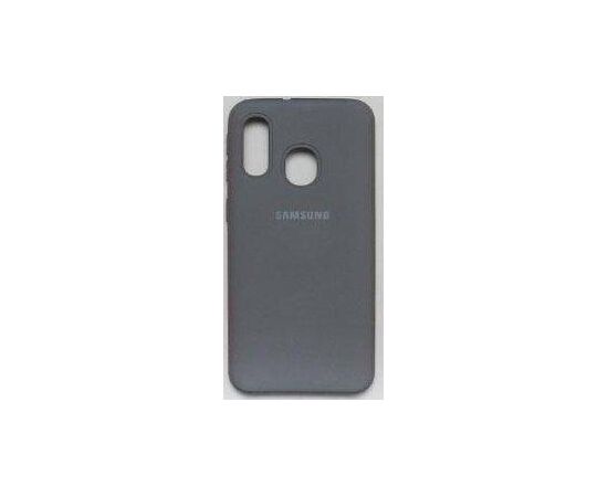 Чехол Samsung A40 Силикон цветной TPU серый - Сервис Плюс Рус