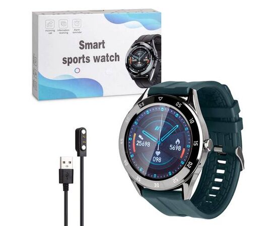 Фитнес-браслет Y10 зеленый + серебро - Сервис Плюс Рус