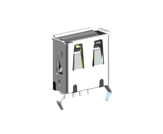 Разъем USBA-1JS, прямой, тип A - Сервис Плюс Рус