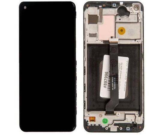Дисплейный модуль Samsung A60 (В рамке) Чёрный - Сервис Плюс Рус