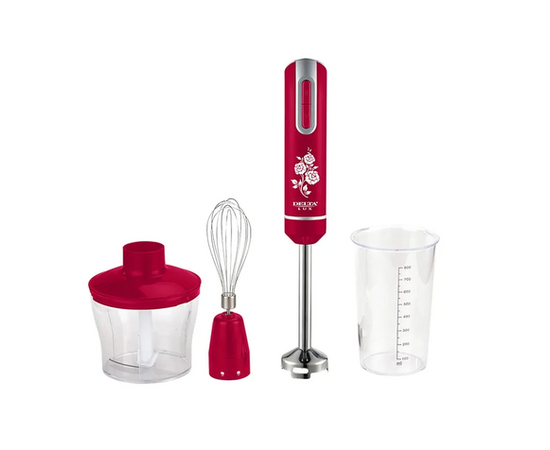 Погружной блендер Delta LUX DL-7044B, красный - Сервис Плюс Рус