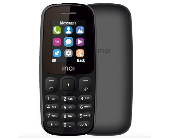 Мобильный телефон INOI 100, Dual sim (2021) - черный INOI - Сервис Плюс Рус
