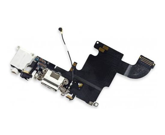 iPhone 6 Нижний шлейф (снятый оригинал) - белый - Сервис Плюс Рус