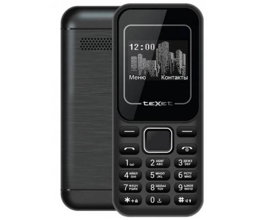 Телефон Texet tm-120 - черный - Сервис Плюс Рус