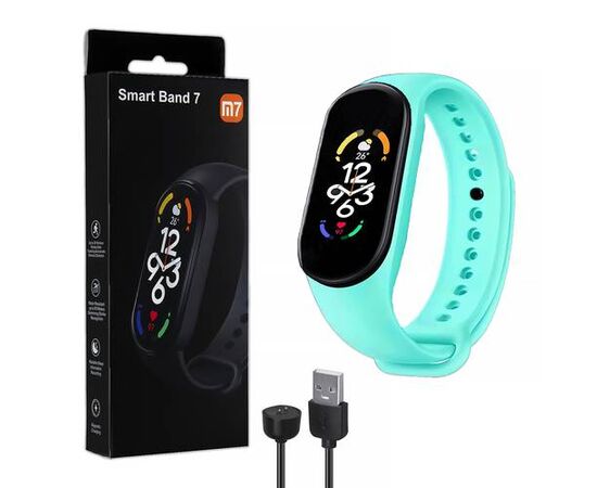Фитнес-браслет M7 голубой (OEM) - Сервис Плюс Рус