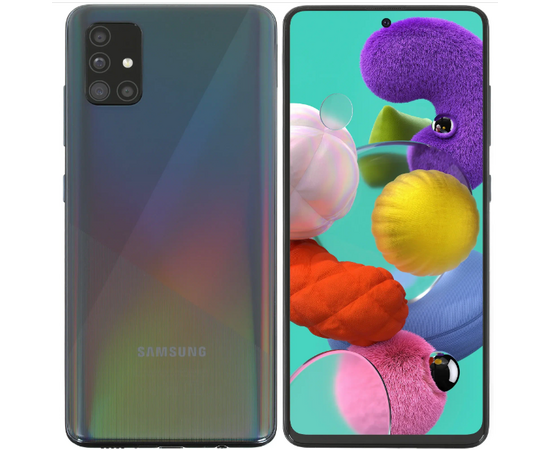 Смартфон Samsung Galaxy A51 6/128 Gb (б/у) Черный Samsung - Сервис Плюс Рус