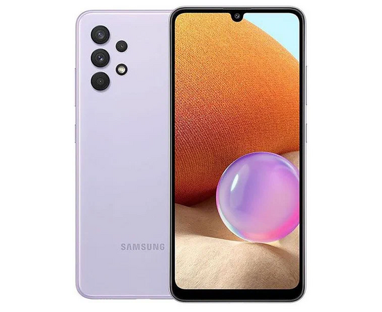 Смартфон Samsung Galaxy A32, 4/128 ГБ (фиолетовый) б.у - Сервис Плюс Рус