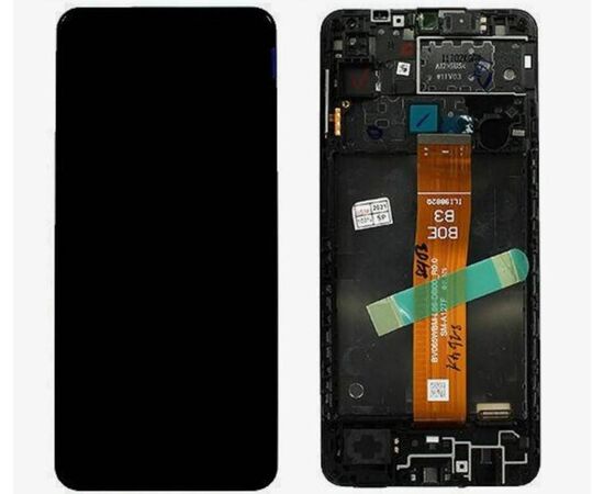 Дисплейный модуль Samsung Galaxy A12S (черный), (в рамке), (ORIG) Samsung - Сервис Плюс Рус