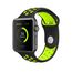 Apple Watch 3 42mm Space Gray Aluminum Case with Nike Silicon Loop чёрный/зелёный Apple - Сервис Плюс Рус